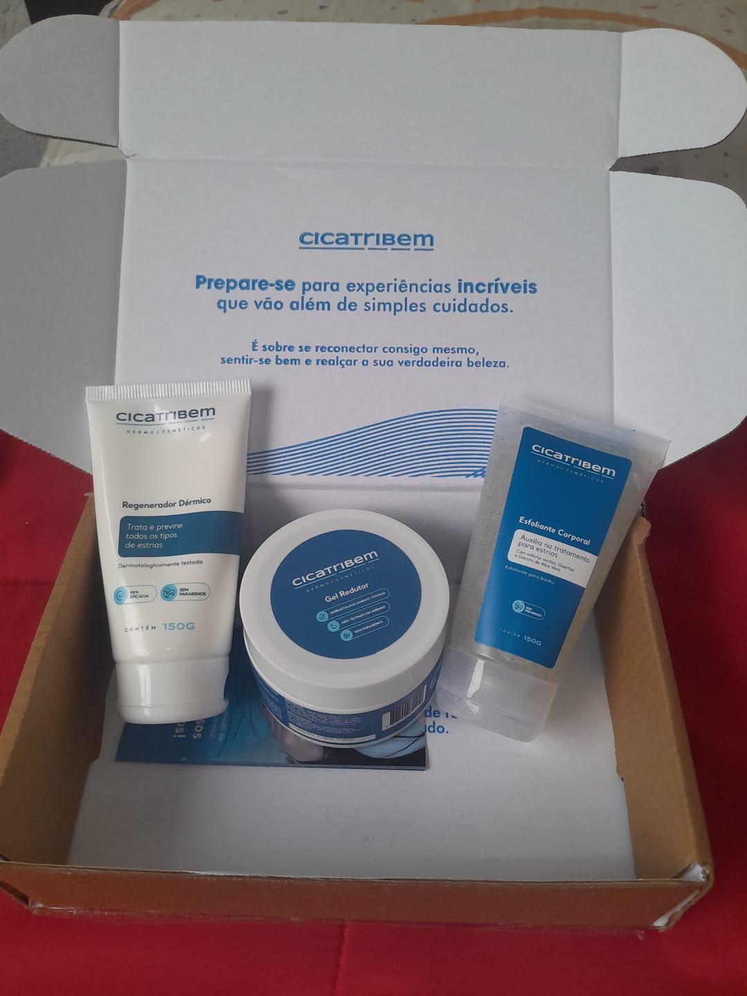 Customer photo review of Gel Redutor de Medidas, Celulites e Flacidez 200g