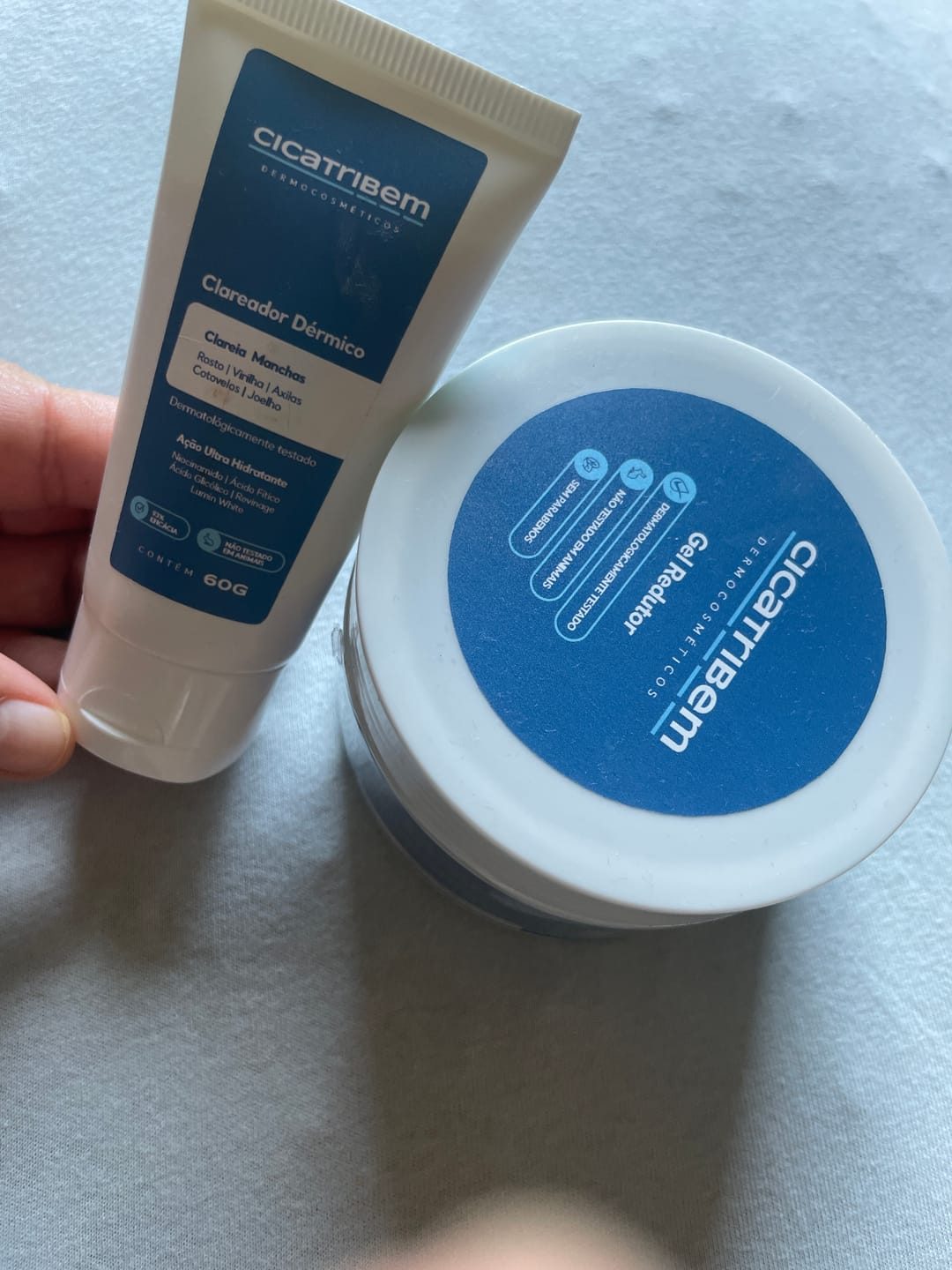Customer photo review of Gel Redutor de Medidas, Celulites e Flacidez 200g