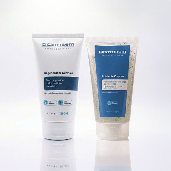 Kit Duplinha Regenerador e Esfoliante Corporal